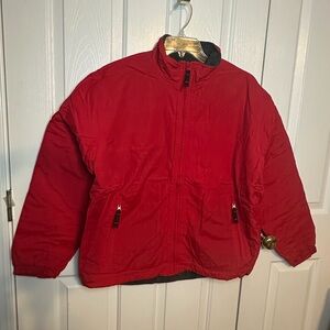 Zync Red Fleece Lined size large coat New in bag without tag/Water resistant